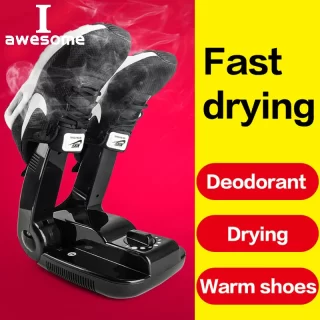 Black Bake Shoe Device Drying Machine 220V Ozone Sterilizer Folding Electric Shoes Dryer Warm Boots Gloves Deodorant Heater