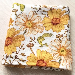 Gerbera Muslin bamboo cotton double layer 60x60cm baby bib bandanas