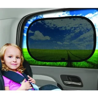 High Quality Mesh Material Baby Care Accessories Children Car Window Shades Black Mesh Blinds Sun Stopper Visor Shield Cover