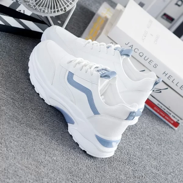 LZJ Women Sneakers 2019 Fashion Casual Shoes Woman Comfortable Breathable White Flats Female Platform Sneakers Chaussure