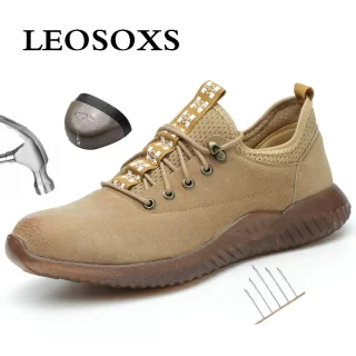 Leoxose Waterproof Winter Men Boots with Fur Warm Snow Women Boots Men Work Casual Shoes Sneakers All Season Short Boots 48Size