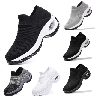 Mesh Women Men Outdoor Running Shoes Couples Breathable Soft Athletics Jogging Sneaker
