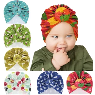 New 1PCS Round Ball Hedging Hat Newborn Infant Toddler Caps Turban Baby Girls Beanie Christmas Gifts Headwear Photo Props