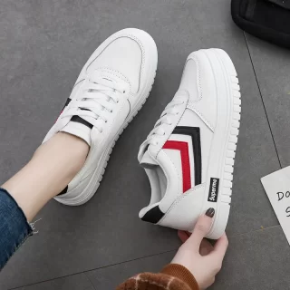 New Designer Shoes Woman Wedges Platform Sneakers Lace-Up Breathable Tenis Feminino Casual Chunky Sneakers Ladies Zapatos Mujer