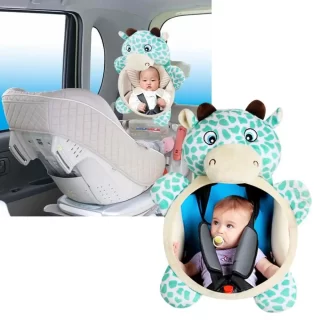 New Funny Cute Baby Rear Facing Mirrors Adjustable Car Baby Mirror Safety Car Back Seat View Mirror for Kids Child Toddler